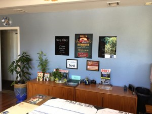 Dex's Automotive office